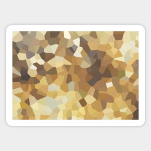 Small Brown Crystals Sticker